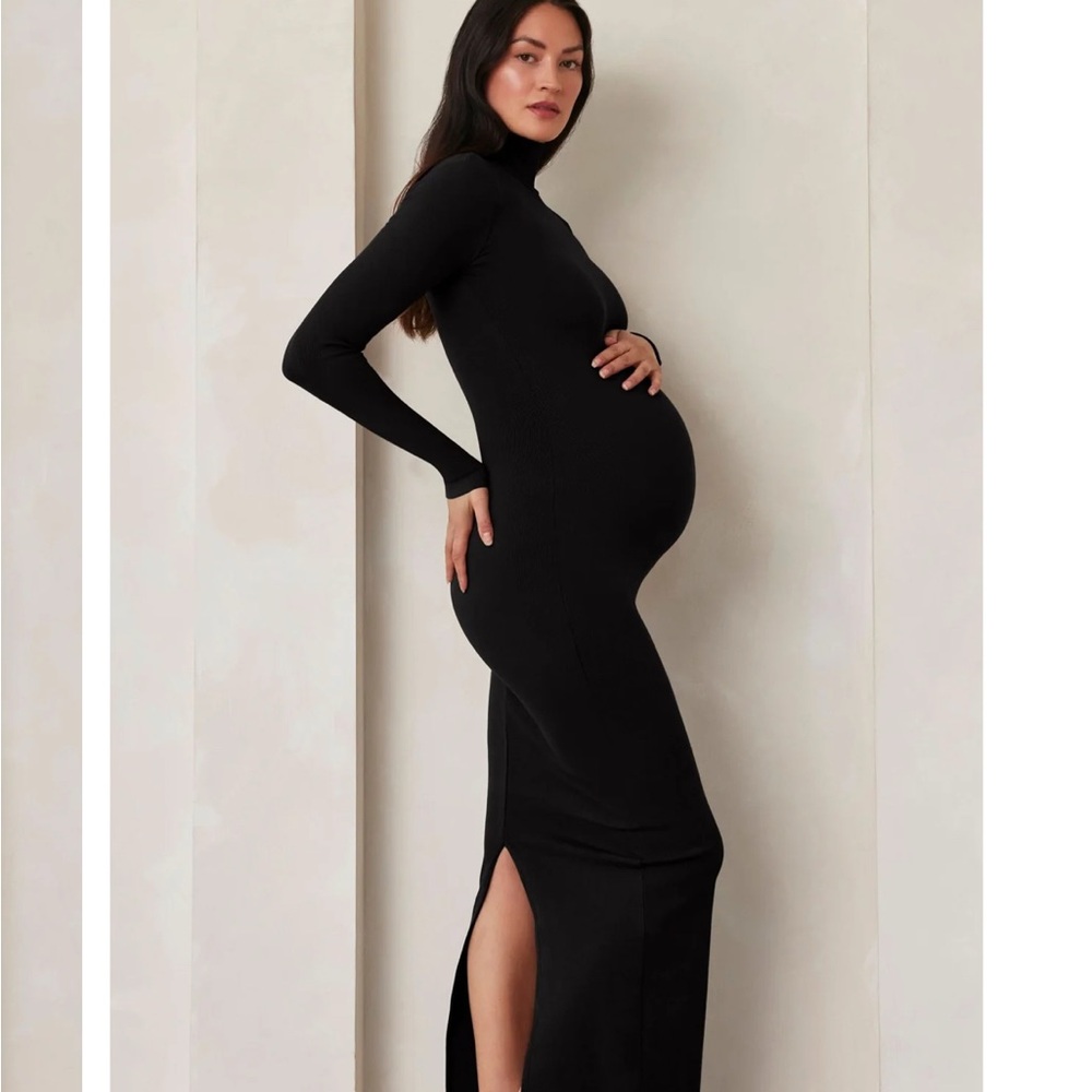 NWT Bumpsuit Longsleeve Sculpting Ribbed Dress // Size XS